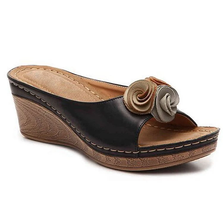 Heron | Women's Orthopedic Cushioned Wedge Sandals - Image 2