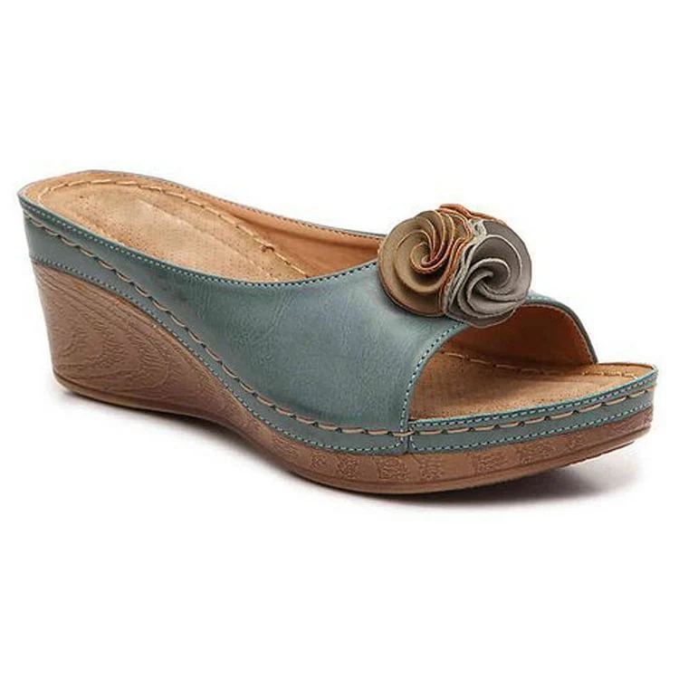 Heron | Women's Orthopedic Cushioned Wedge Sandals - Image 3