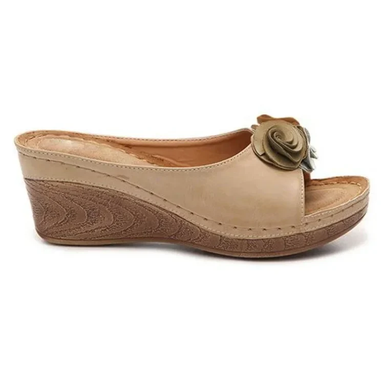 Heron | Women's Orthopedic Cushioned Wedge Sandals - Image 6