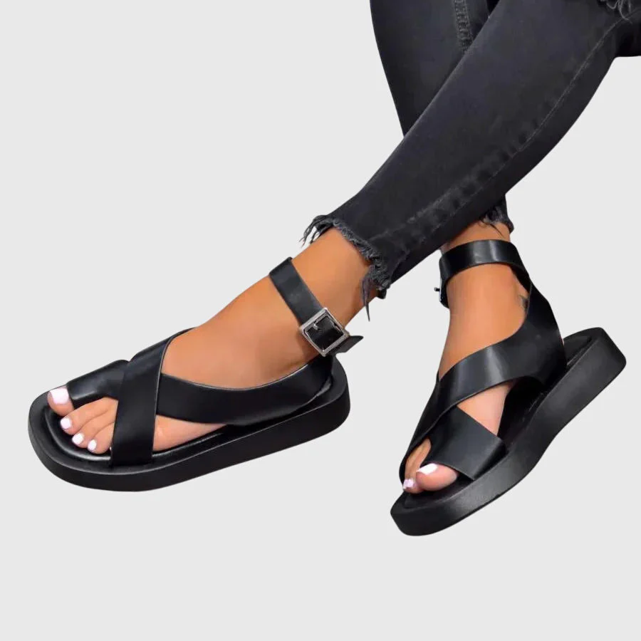 Imogen | Women's Strappy Gladiator Platform Sandals - Image 5