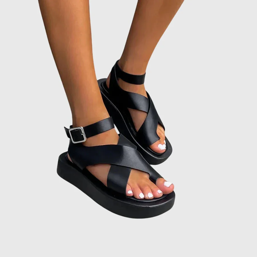 Imogen | Women's Strappy Gladiator Platform Sandals - Image 6