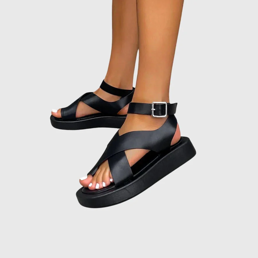 Imogen | Women's Strappy Gladiator Platform Sandals - Image 7