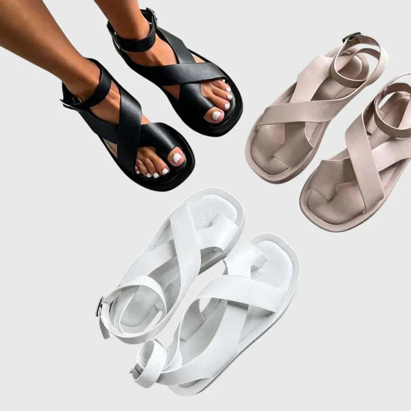 Imogen | Women's Strappy Gladiator Platform Sandals - Image 9