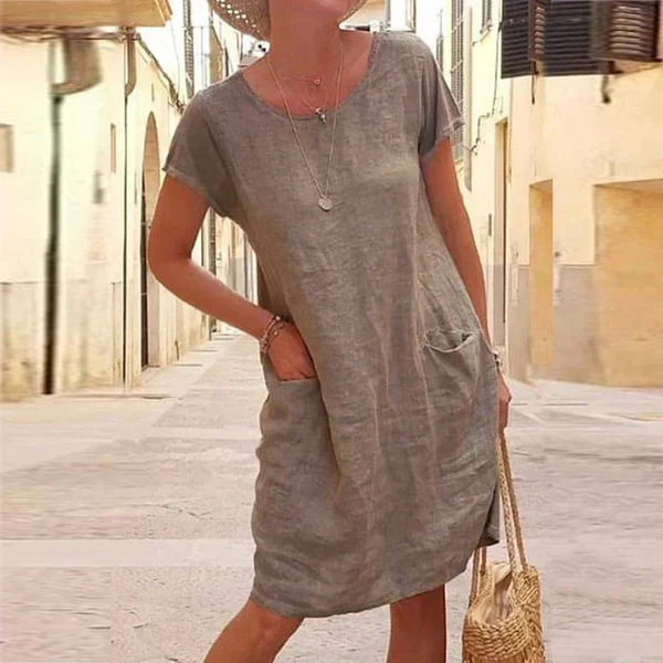 Jasmine | Women's Tummy Control Flowy Draped Dress - Image 4