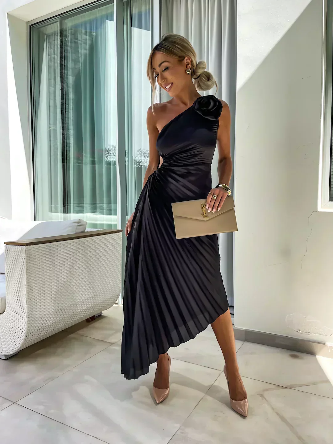 Juliette | Women's Wedding Guest Floral Dress for Garden Wedding - Image 10