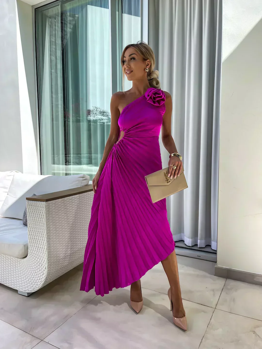 Juliette | Women's Wedding Guest Floral Dress for Garden Wedding - Image 13