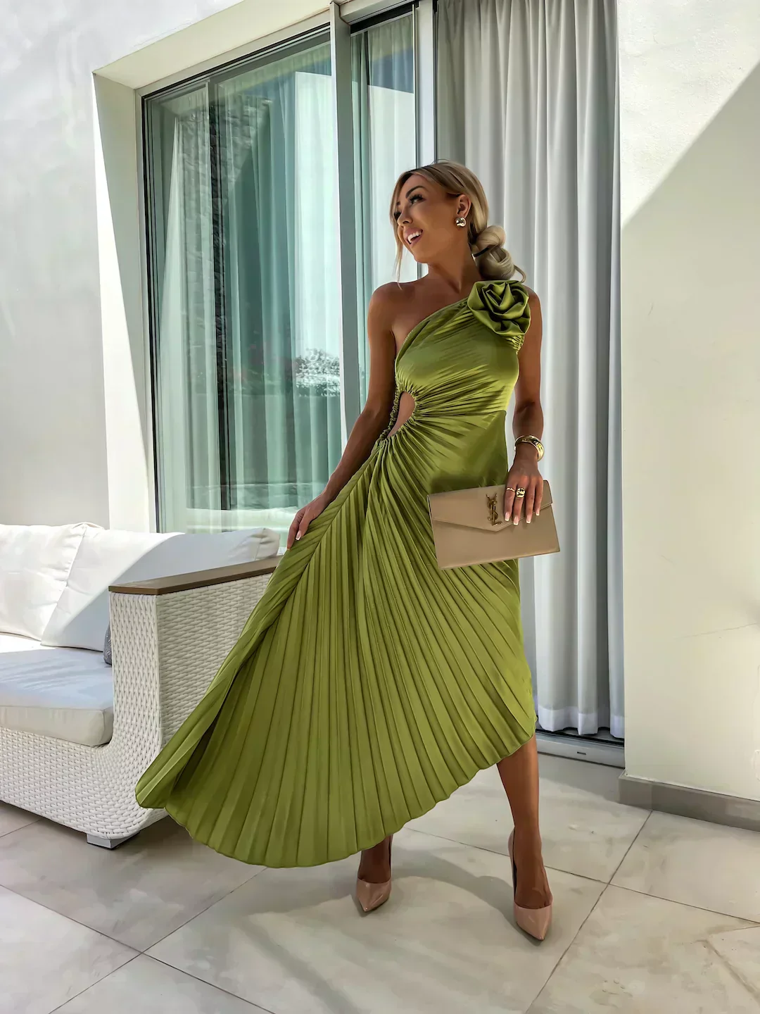 Juliette | Women's Wedding Guest Floral Dress for Garden Wedding - Image 7