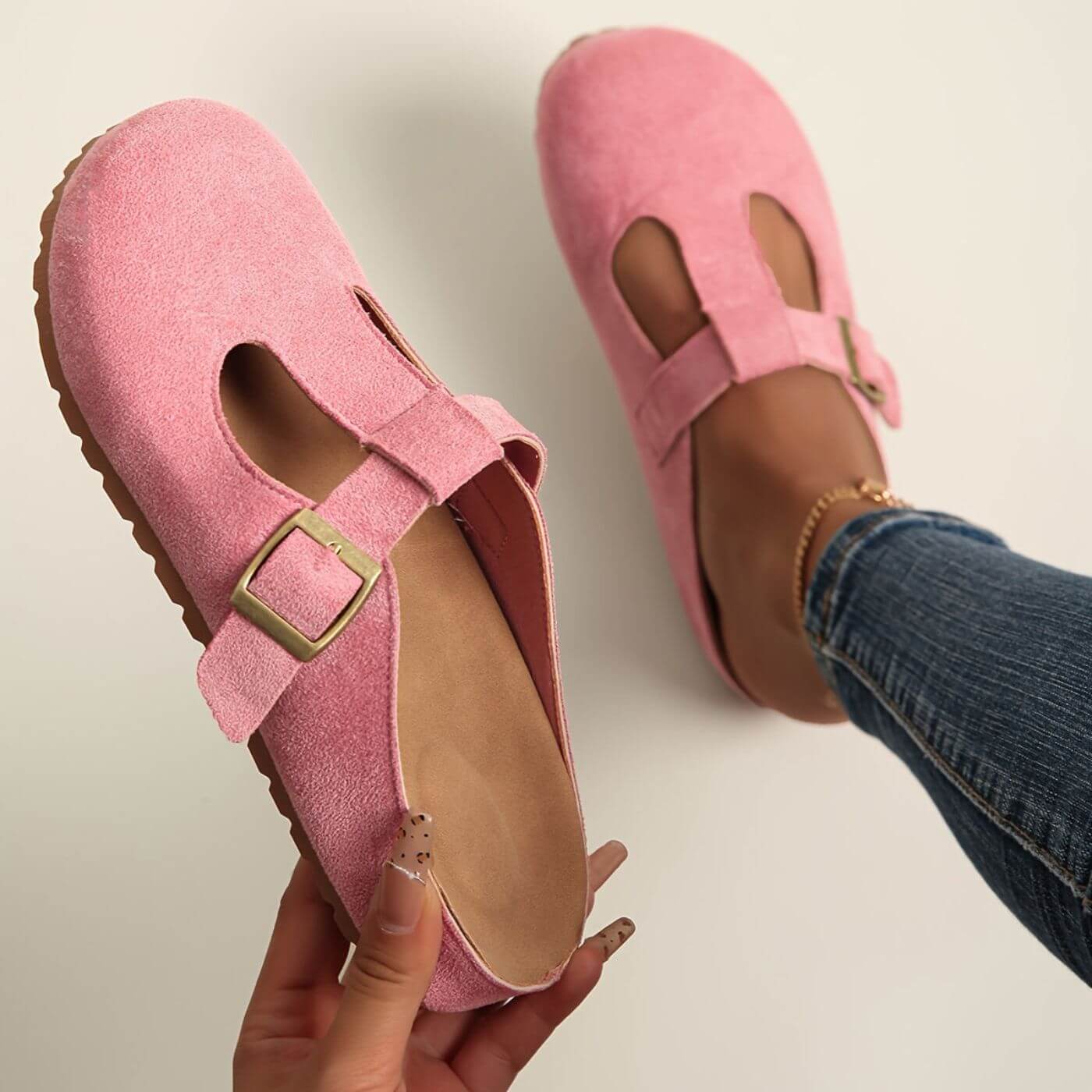 Juniper | Women's Yellow Buckle Clogs - Image 3