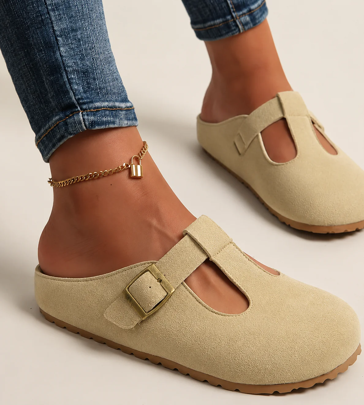 Juniper | Women's Yellow Buckle Clogs - Image 4