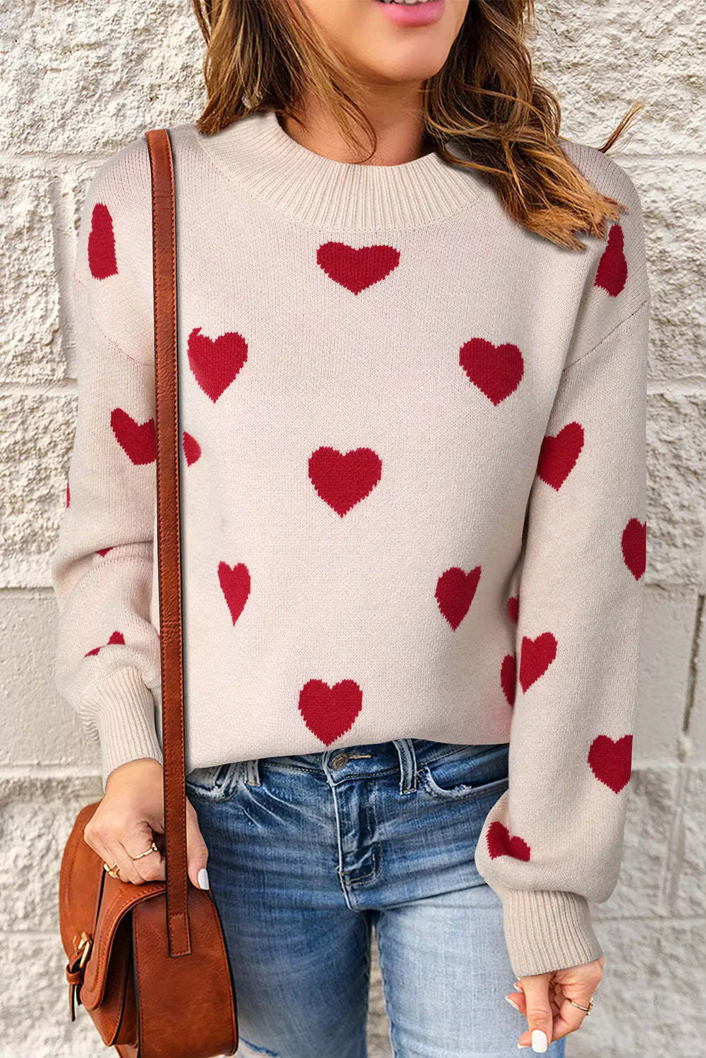 Katherine™ | Elegant Hearts Sweater - Image 2