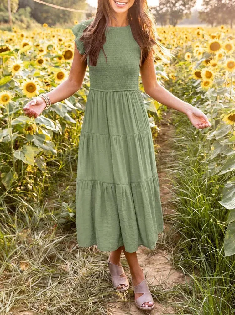 Lisette | Women's Tummy Control Draped Elegant Dress - Image 6