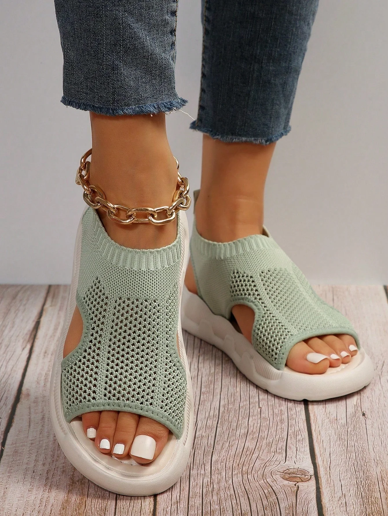 Luna | Women's Casual Open Toe Slip-On Platform Sandals - Image 11