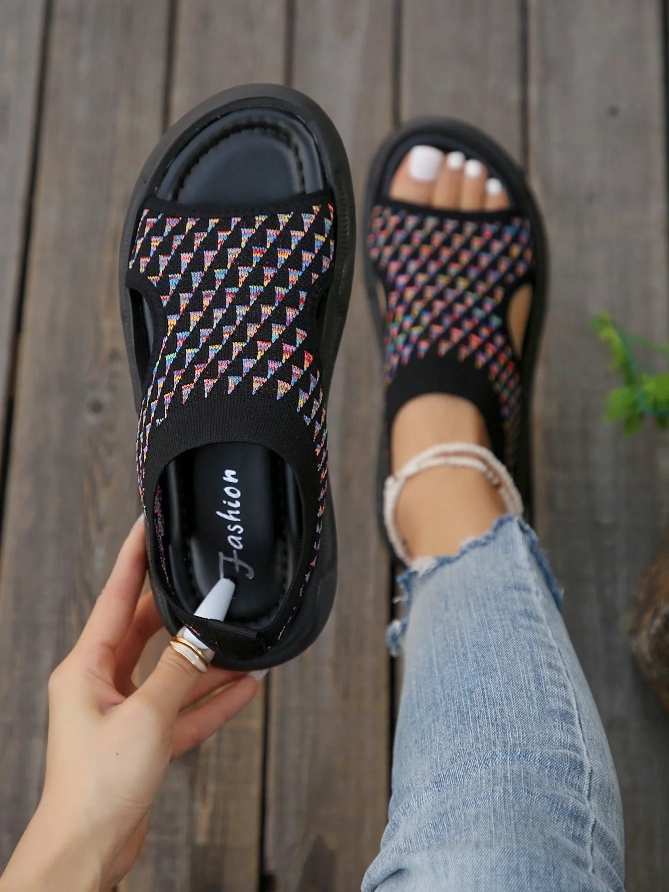 Luna | Women's Casual Open Toe Slip-On Platform Sandals - Image 13