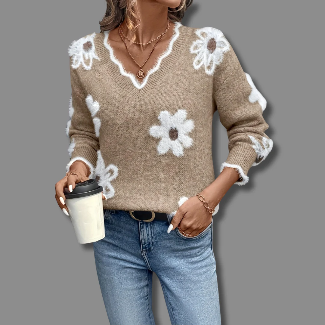 Madeline™ | Flower Sweater - Image 3