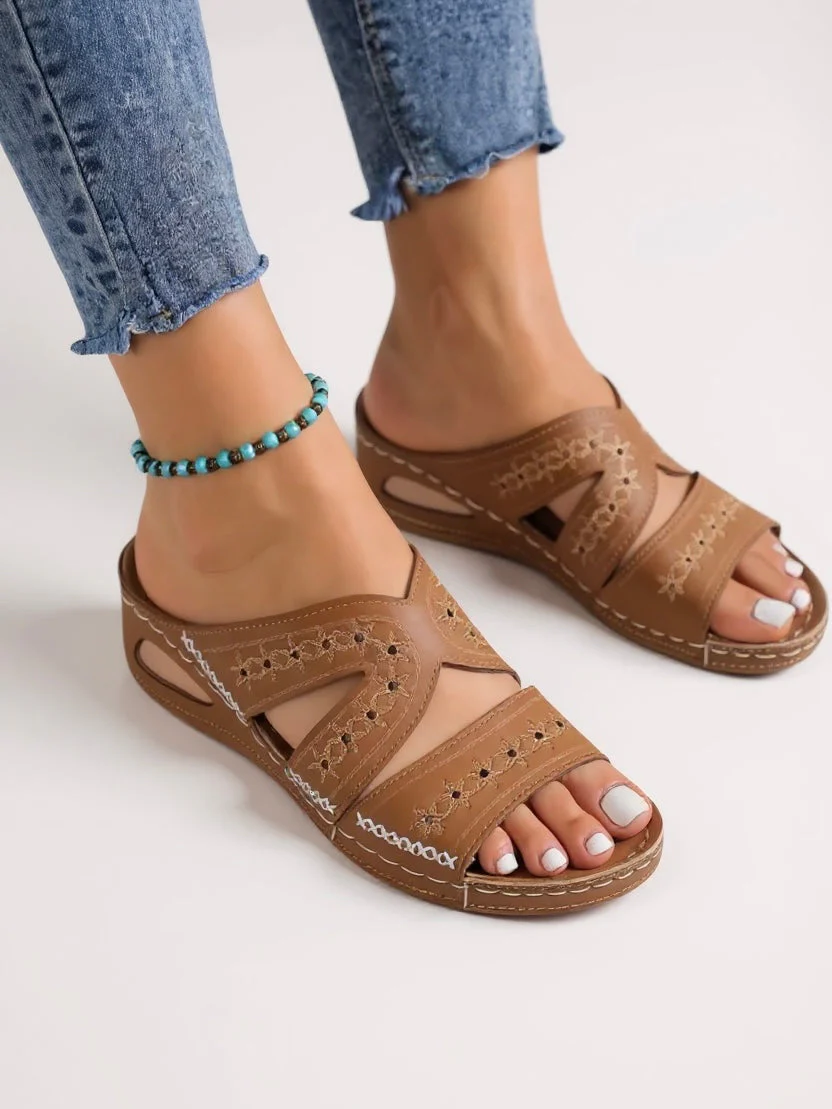 Margaux | Women's Cushioned Slip-On Sandals - Image 2