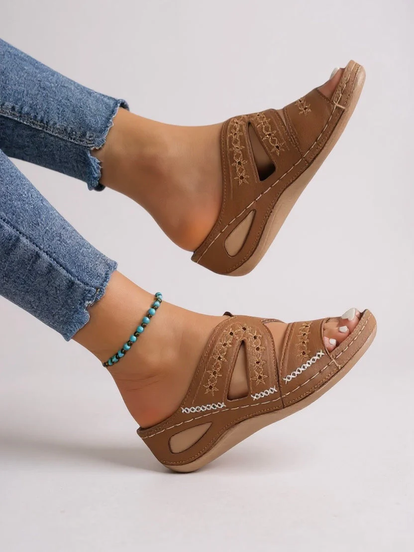 Margaux | Women's Cushioned Slip-On Sandals - Image 5