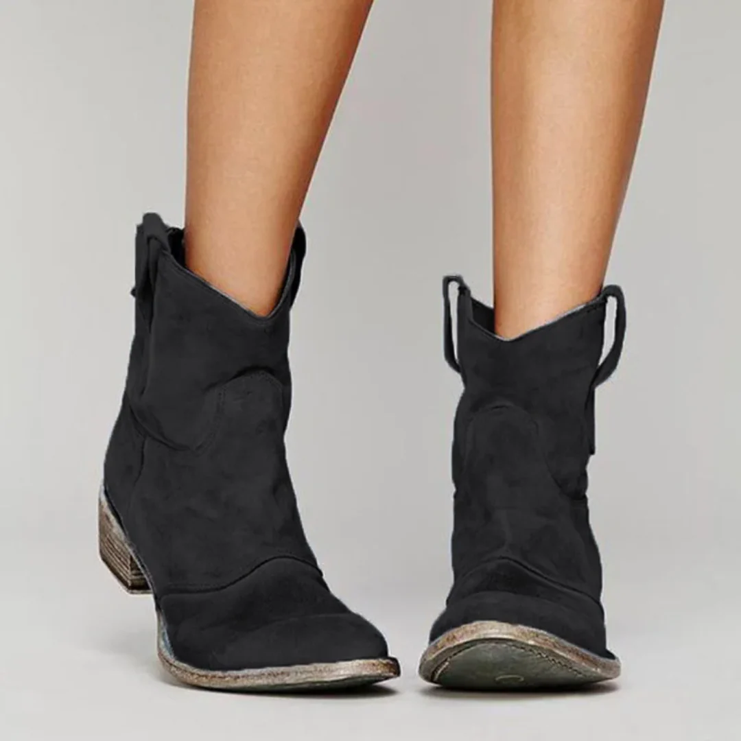 Mari™ | Chic Suede Ankle Boots - Image 3