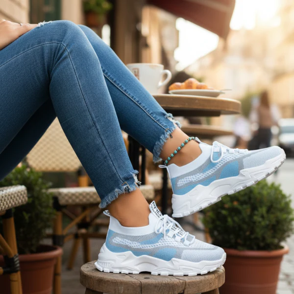 Meadow | Women's Breathable Mesh Walking Sneakers - Image 12