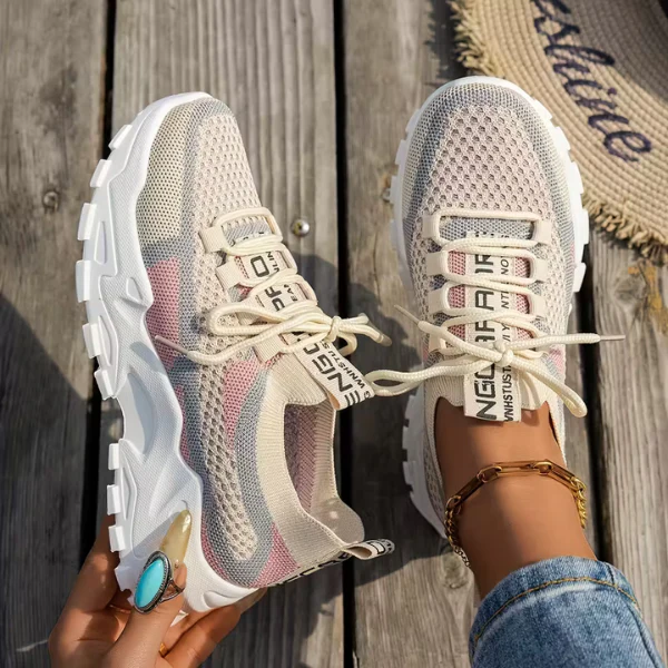 Meadow | Women's Breathable Mesh Walking Sneakers - Image 2