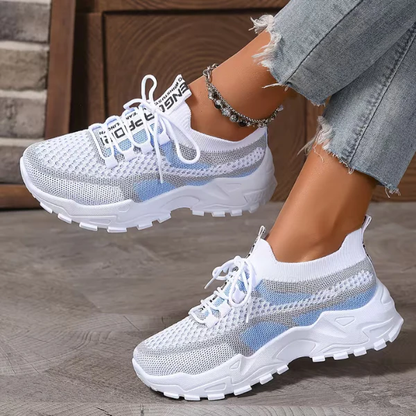 Meadow | Women's Breathable Mesh Walking Sneakers - Image 9