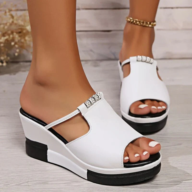 Minerva | Women's Platform T-Bar Sandals - Image 5
