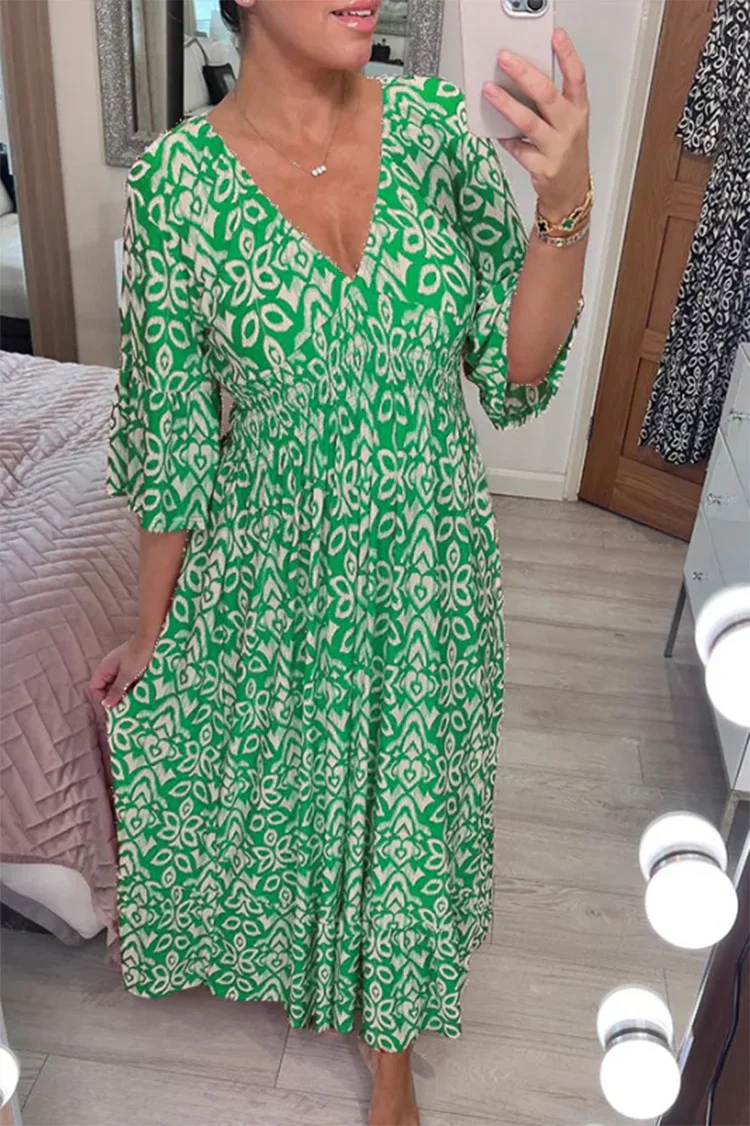 Monroe | Women's Tummy Control Flowy Long Dress Evening - Image 3