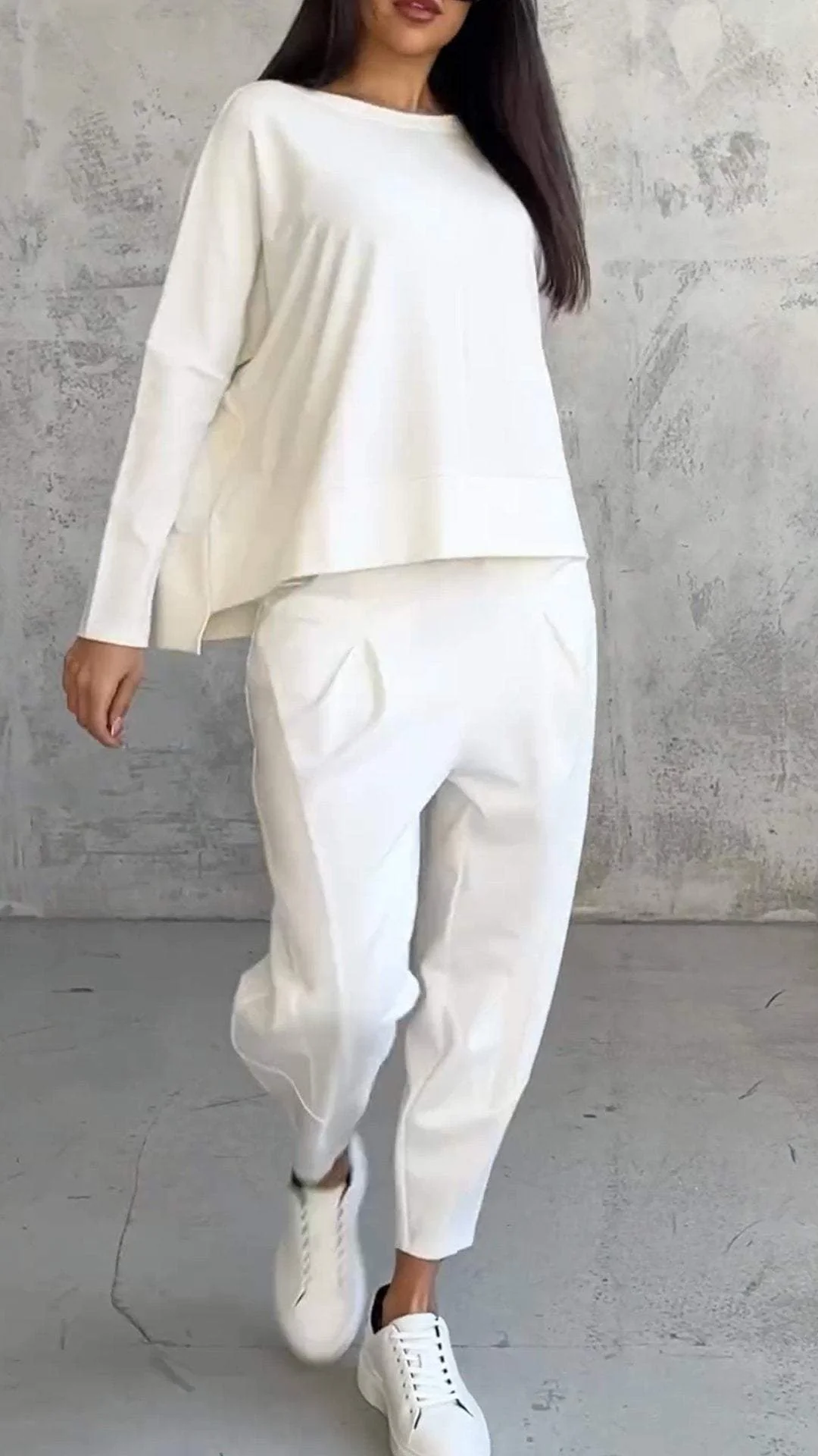 Nora | Women's 2 Piece Lounge Set Long Sleeve Top and Pants - Image 11