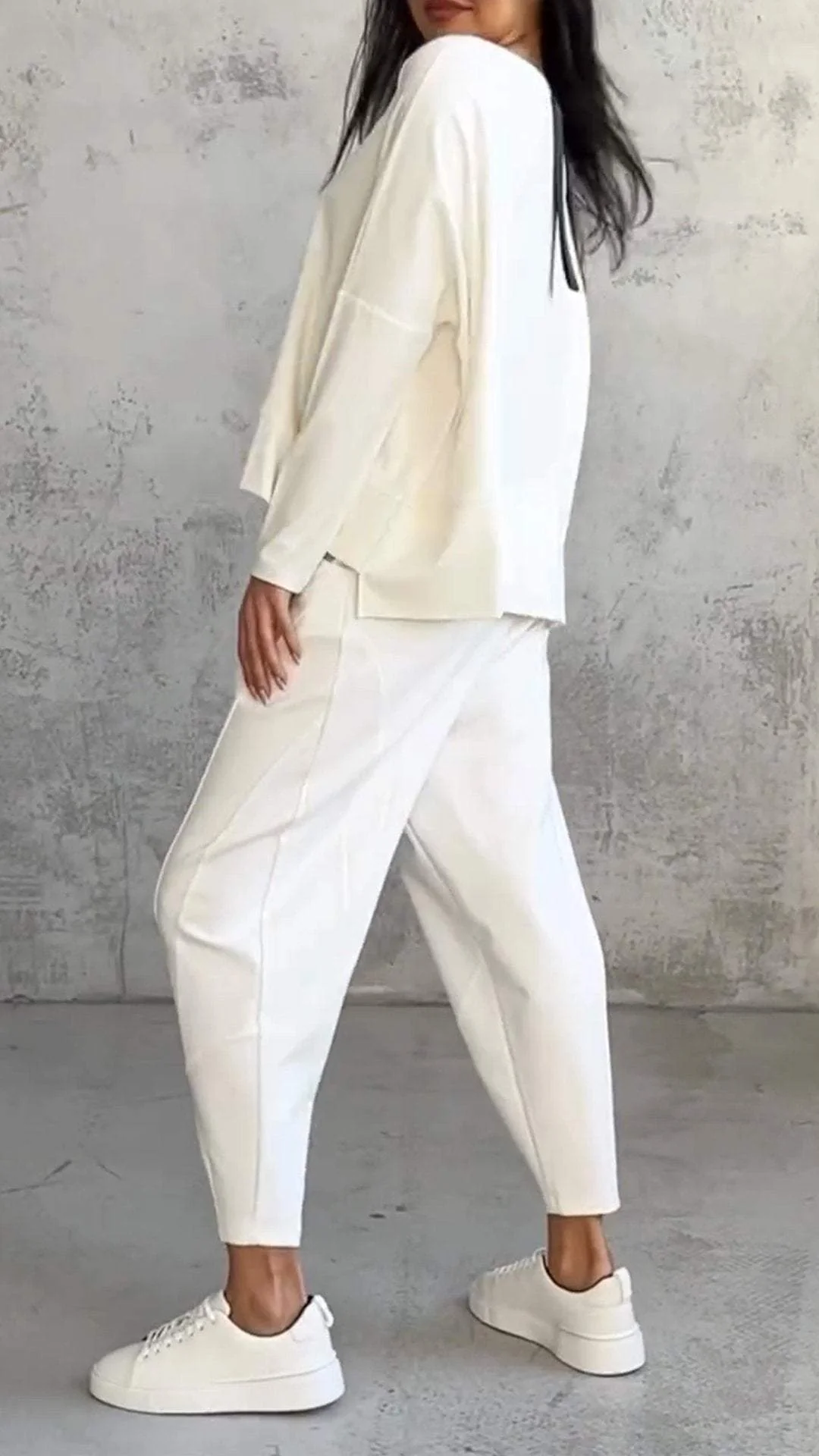 Nora | Women's 2 Piece Lounge Set Long Sleeve Top and Pants - Image 12