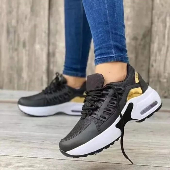 Nova | Women's Chunky Sneakers Lace Up Platform Athletic Shoes - Image 3