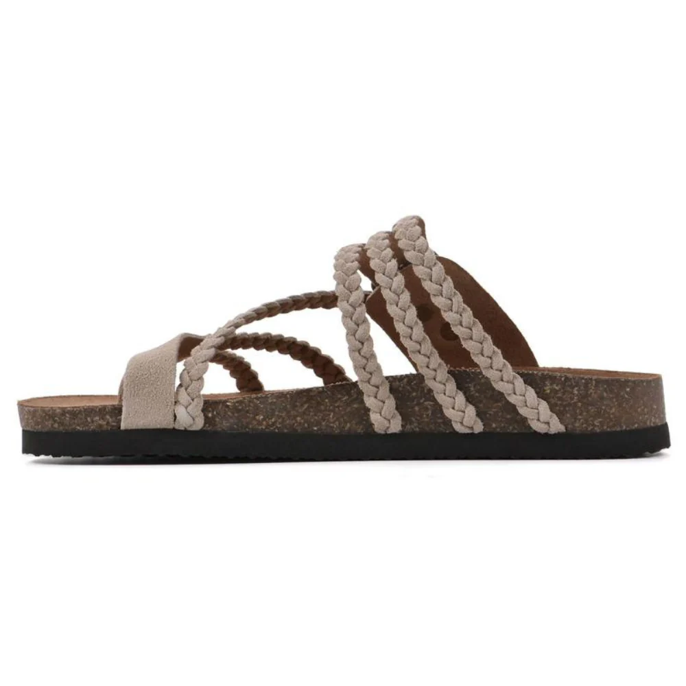Octavia | Women's Braided Buckle Sandals - Image 5