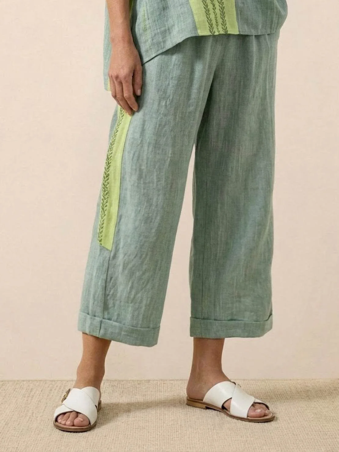 Paloma | Women's Casual Striped Wide-Leg Pants and Tee Two-Piece Set - Image 34