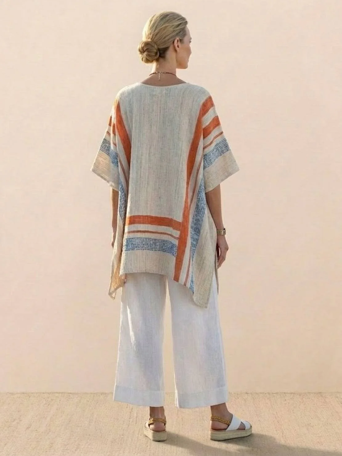 Paloma | Women's Casual Striped Wide-Leg Pants and Tee Two-Piece Set - Image 70