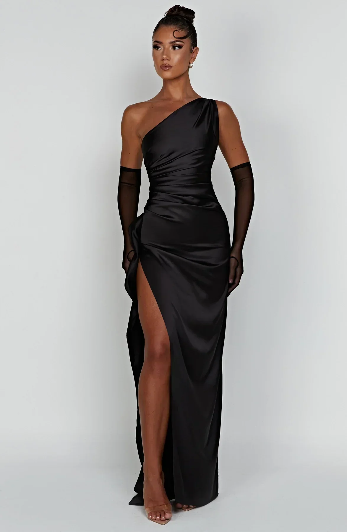 Pandora | Women's One Shoulder Evening Dress - Image 26