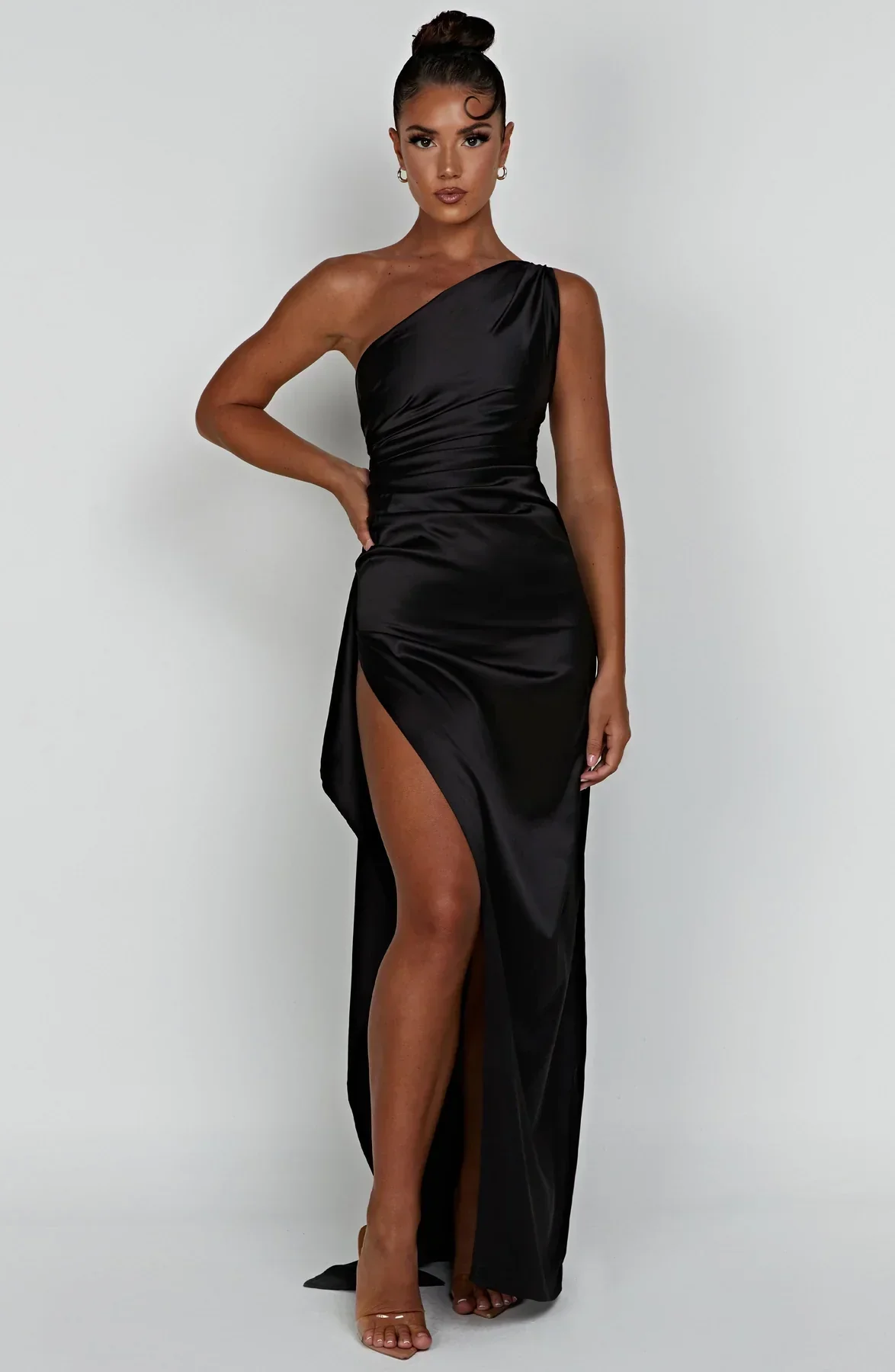Pandora | Women's One Shoulder Evening Dress - Image 31