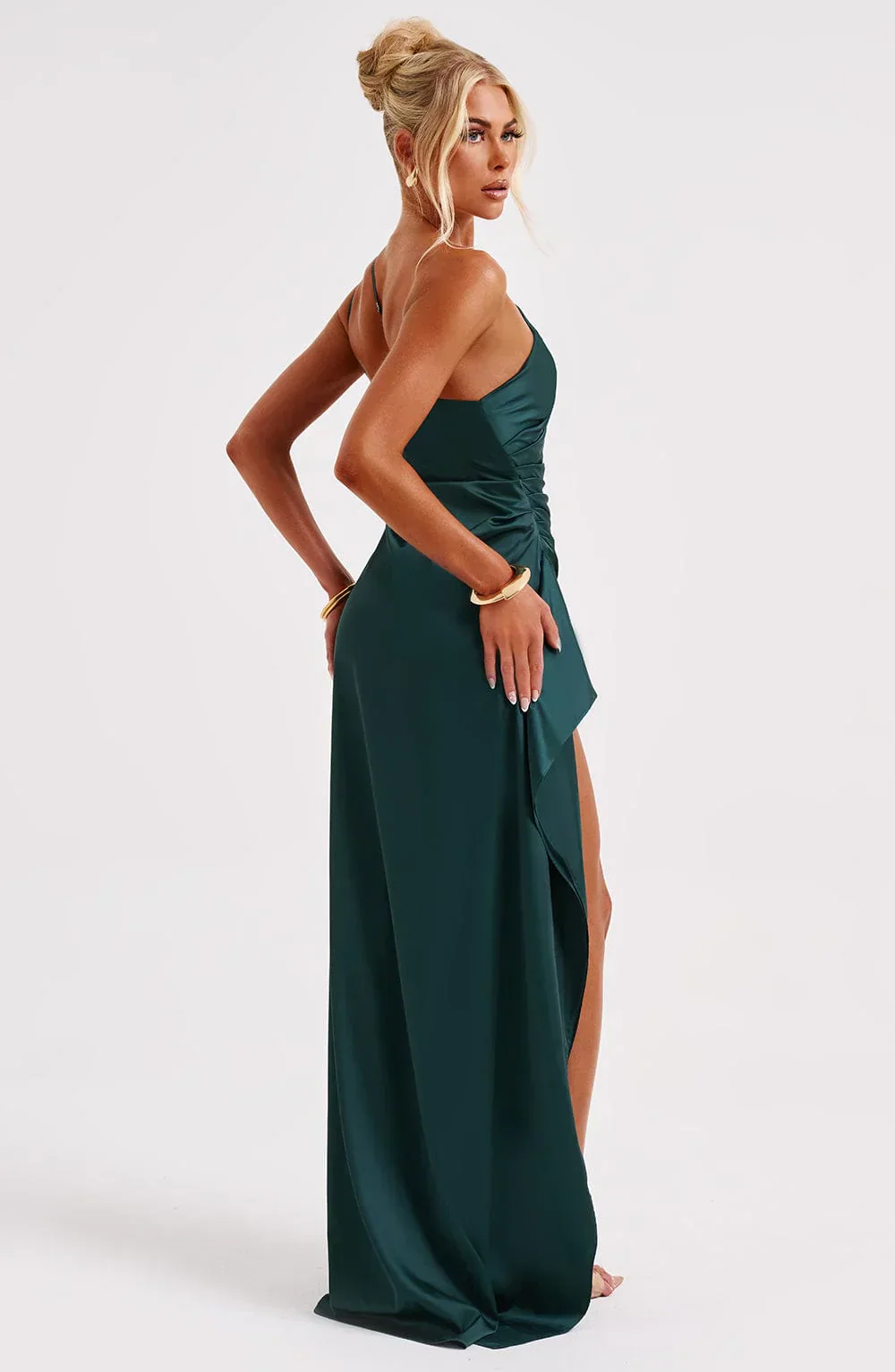 Pandora | Women's One Shoulder Evening Dress - Image 62