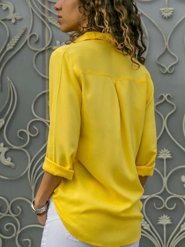 Penelope | Women's Button Down Long Sleeve Shirt - Image 7