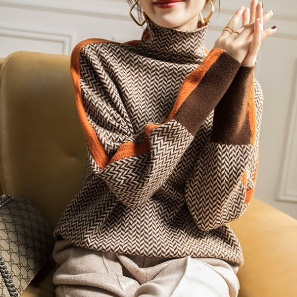 Piper™ | Herringbone Luxe Turtleneck - Image 4