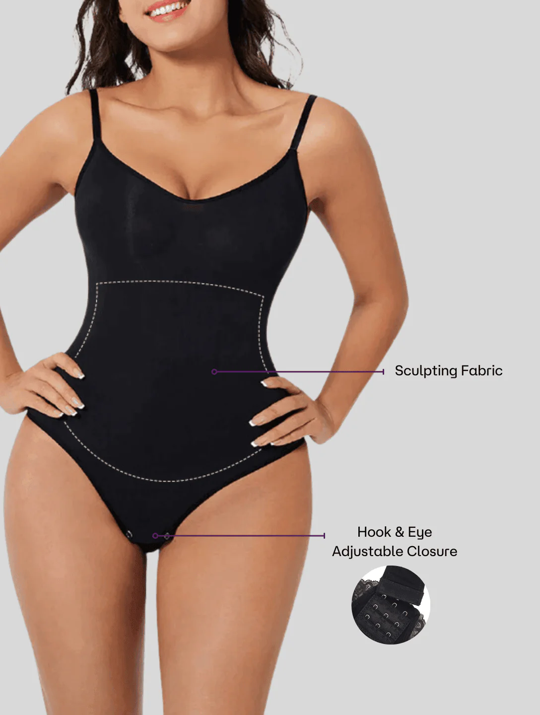 PowerSculpt™ | Snatched Shapewear Bodysuit - Image 3