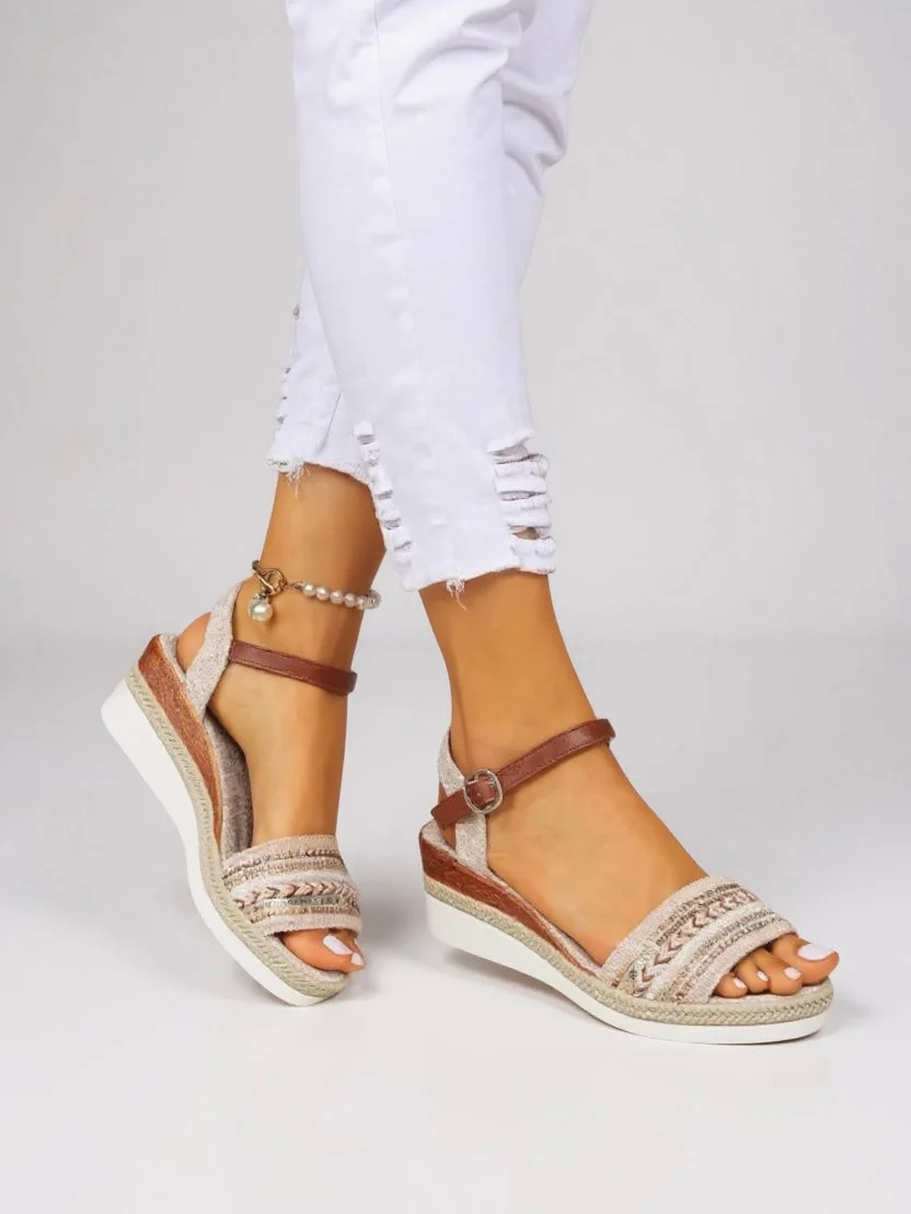 Raven | Women's Cushioned Wedge Sandals - Image 3