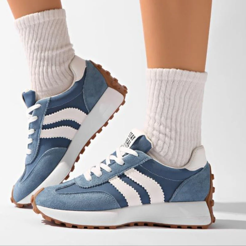 Reeve | Women's Retro Platform Sneakers Lace Up Chunky Sole - Image 8