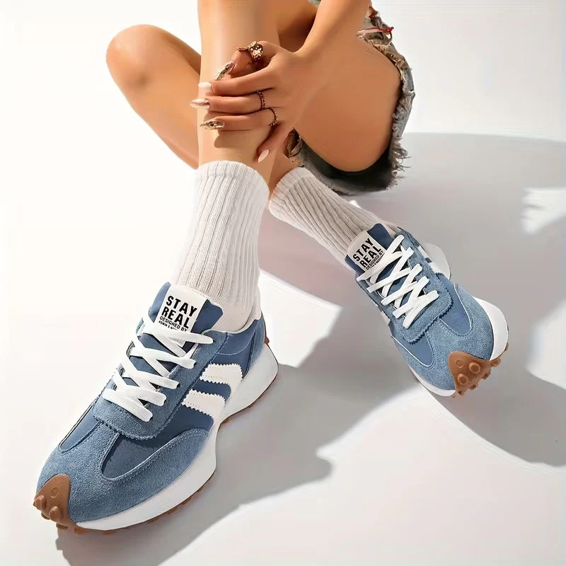 Reeve | Women's Retro Platform Sneakers Lace Up Chunky Sole - Image 9