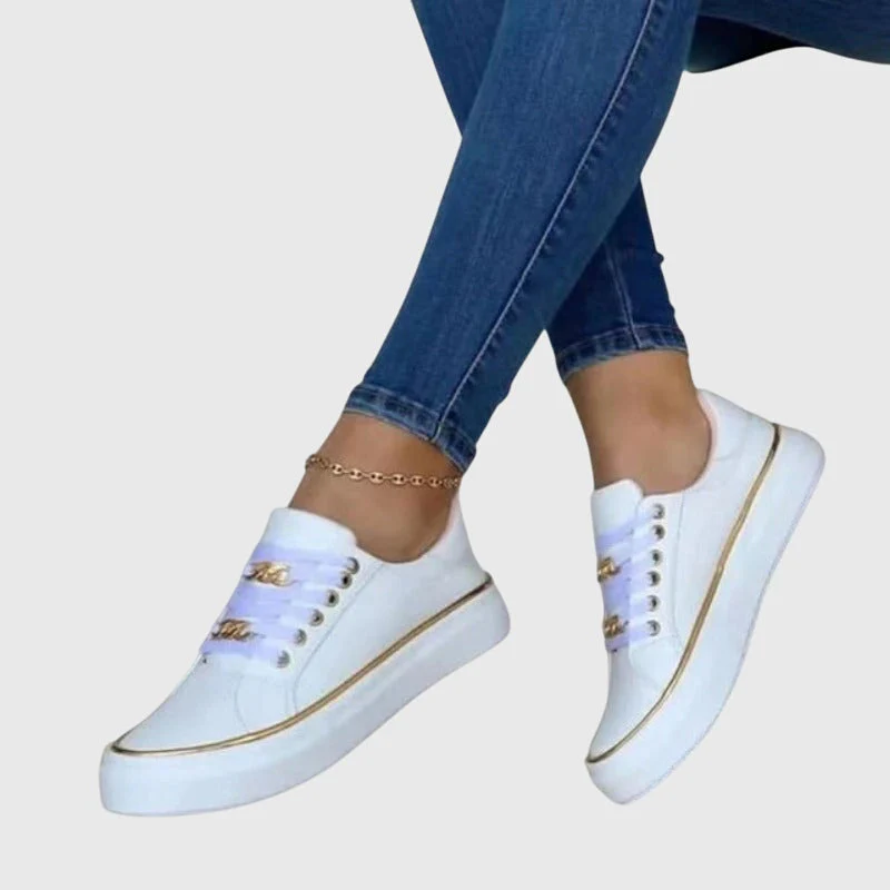 Riley | Women's Casual Lace-Up Sneakers with Arch Support - Image 2