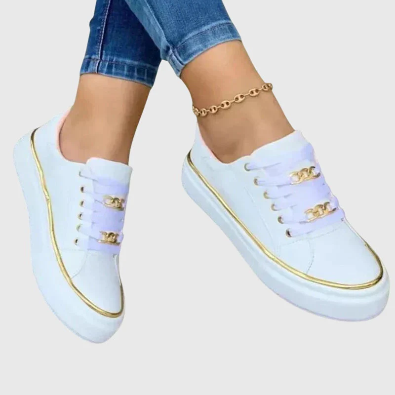 Riley | Women's Casual Lace-Up Sneakers with Arch Support - Image 5