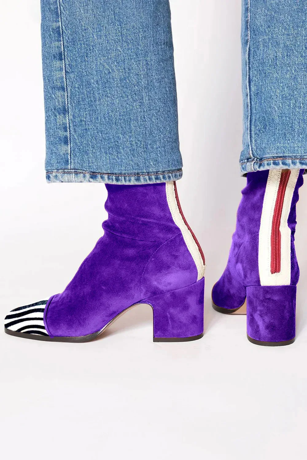 Scarlett™ | Square toe heeled boots - Image 3