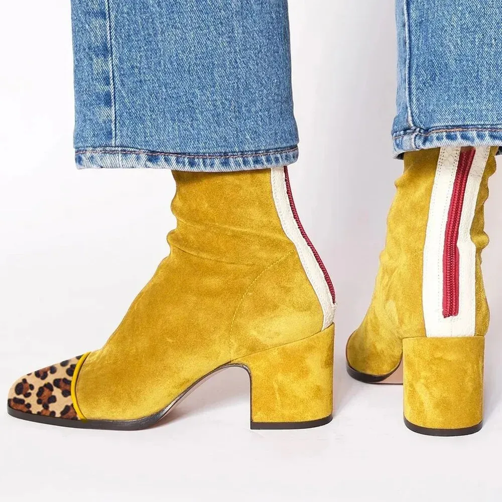 Scarlett™ | Square toe heeled boots - Image 4