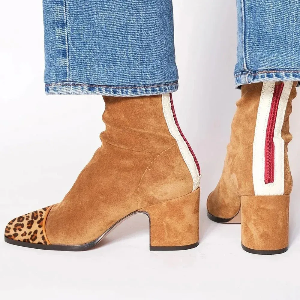 Scarlett™ | Square toe heeled boots - Image 6