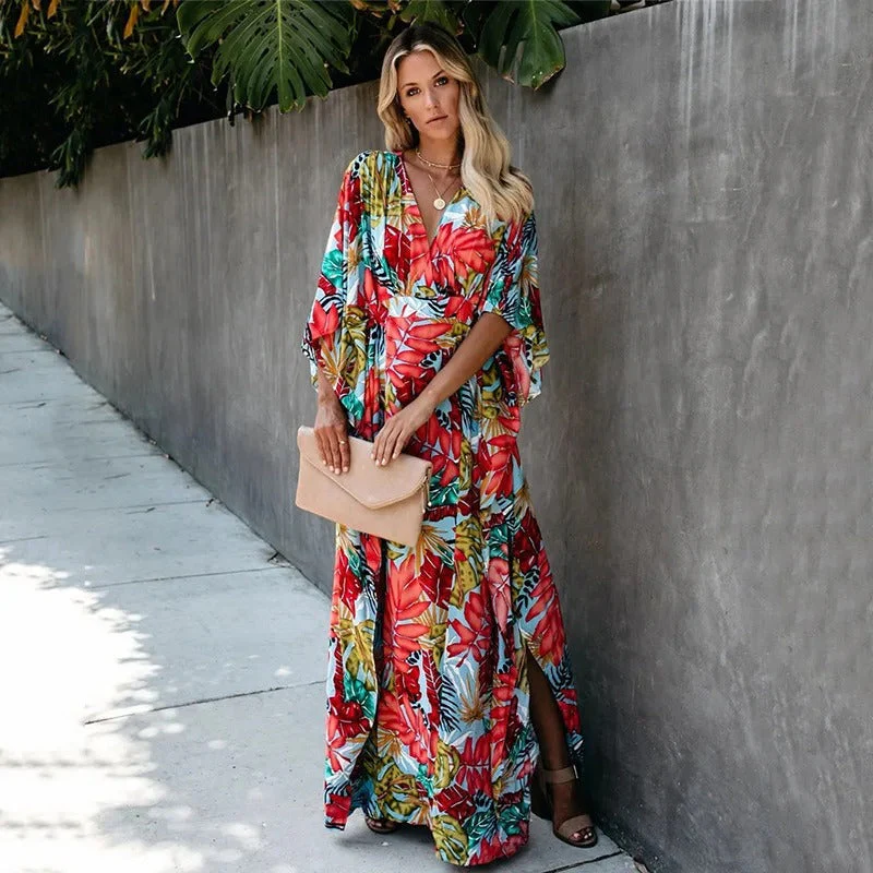 Serena | Women's Wedding Guest Wrap Maxi Dress - Image 4