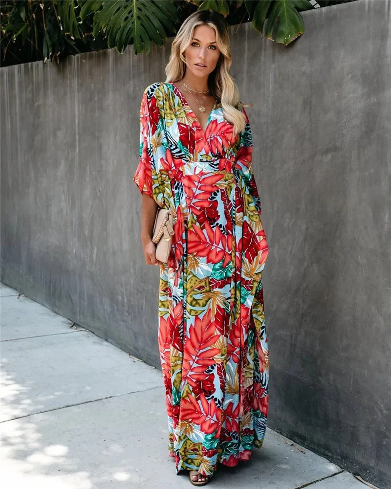 Serena | Women's Wedding Guest Wrap Maxi Dress - Image 5