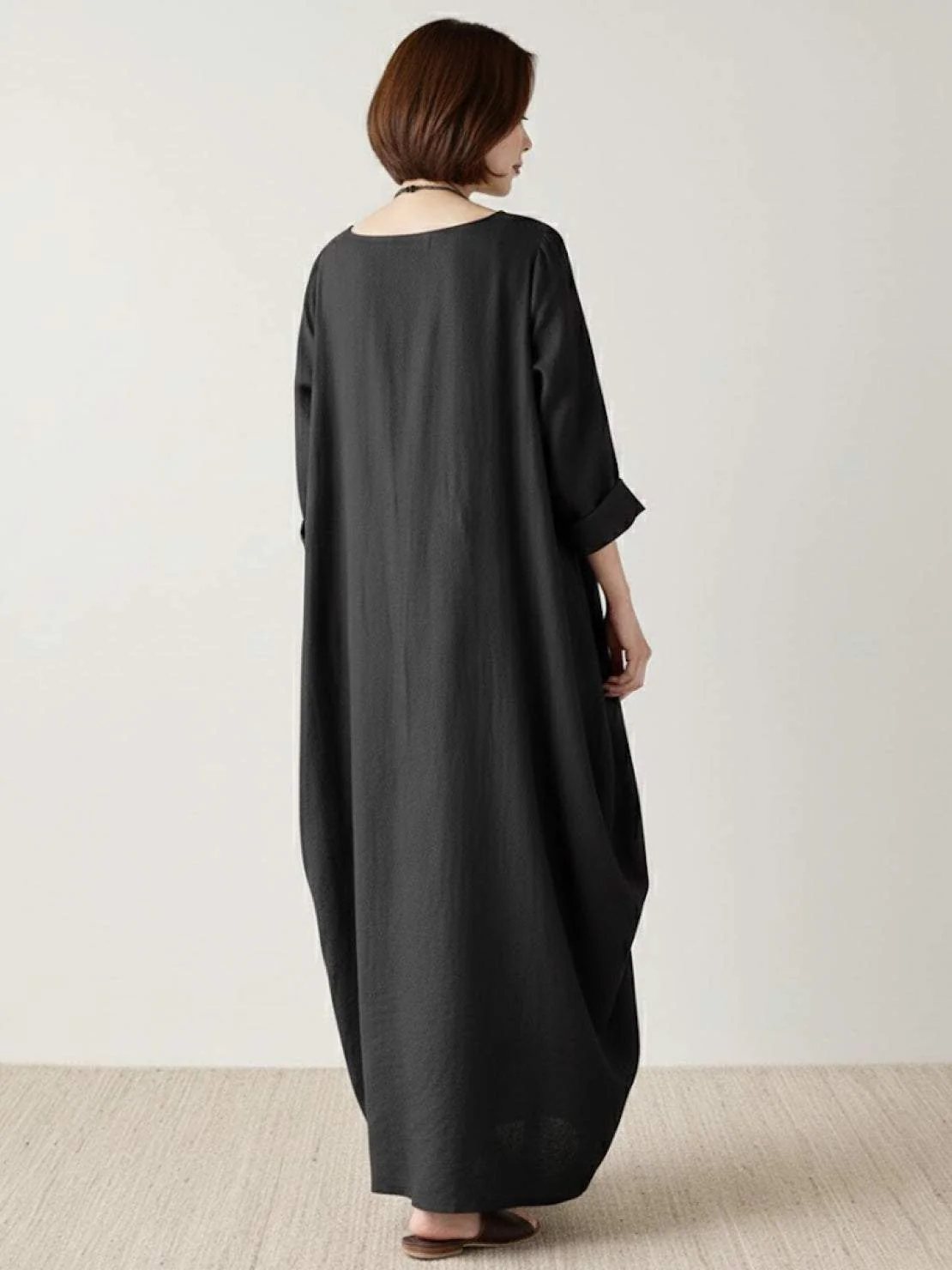 Serena | Women's Oversized Boho Maxi Dress with 3/4 Sleeves - Image 12