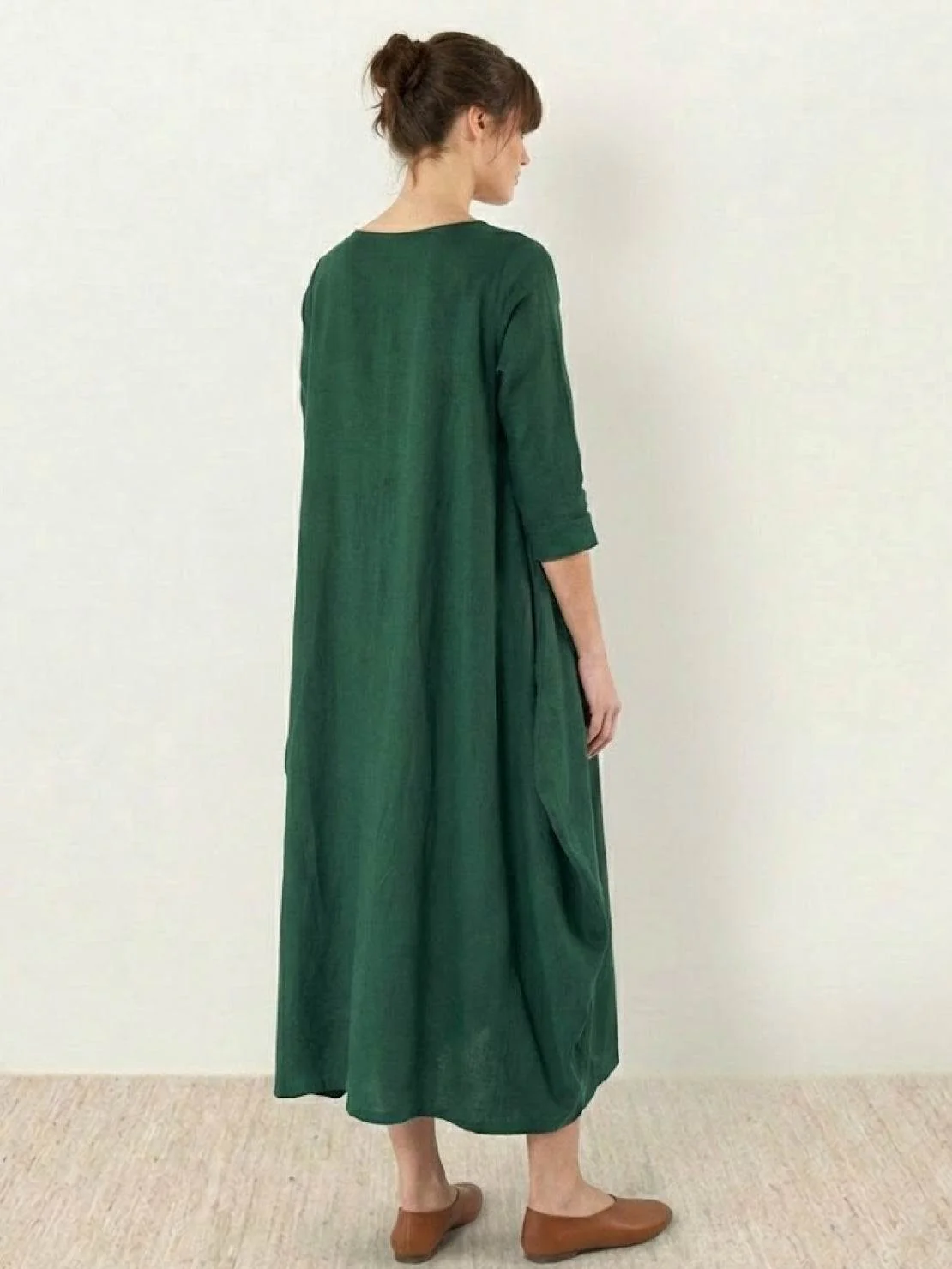 Serena | Women's Oversized Boho Maxi Dress with 3/4 Sleeves - Image 17